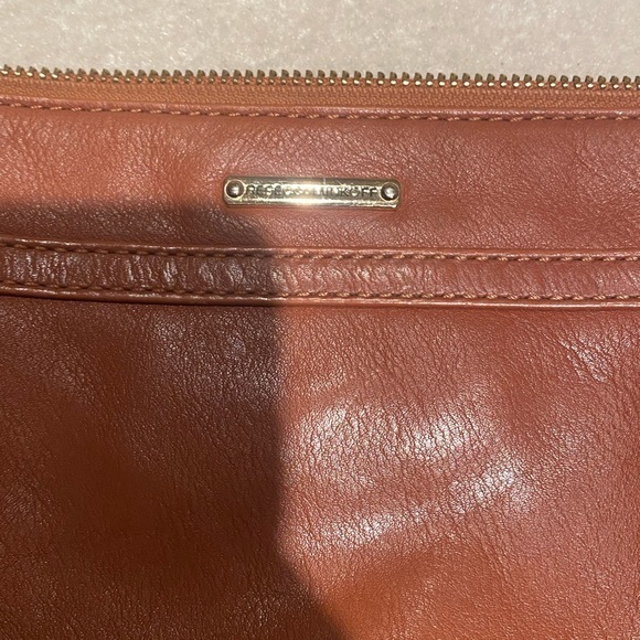 Rebecca Minkoff Mini Mac‎ Crossbody Brown Leather Bag with Gold Hardware - Picture 6 of 7